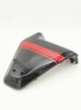 UQi series Left Body Panel Decorative Cover (black/red) 30408047 NIU U-series left body panel decorative cover front